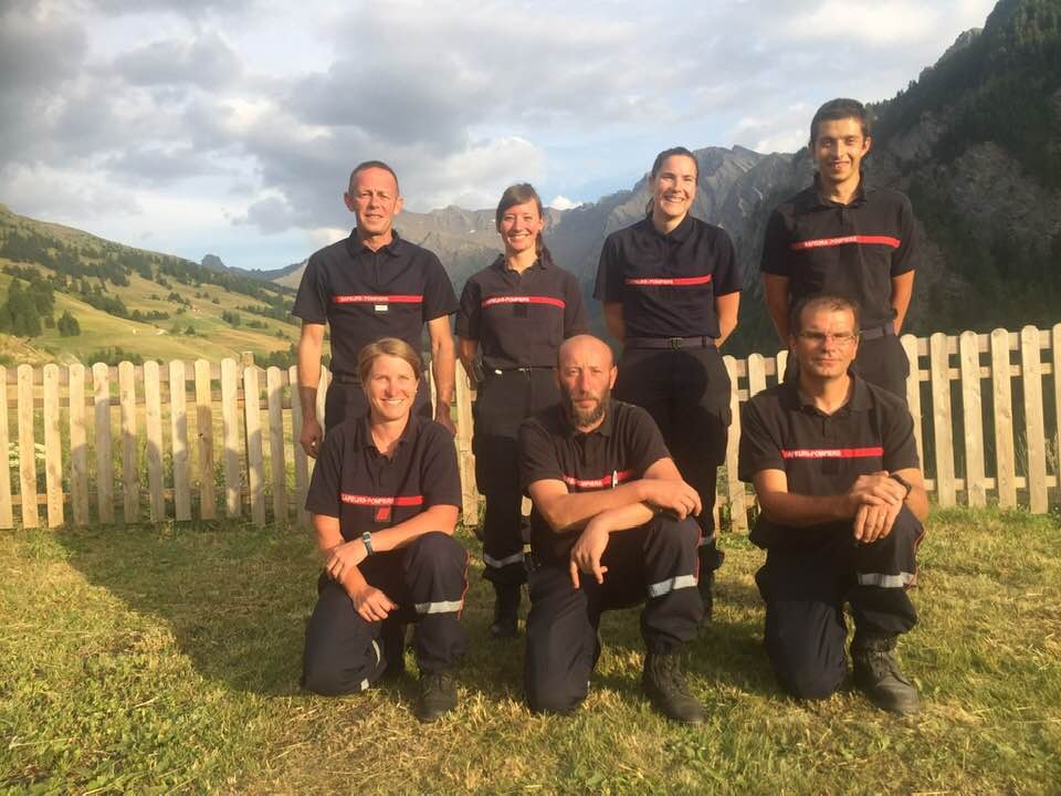 Les nouveaux pompiers volontaires